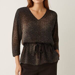 Parker 100% Silk Blouse Sz S